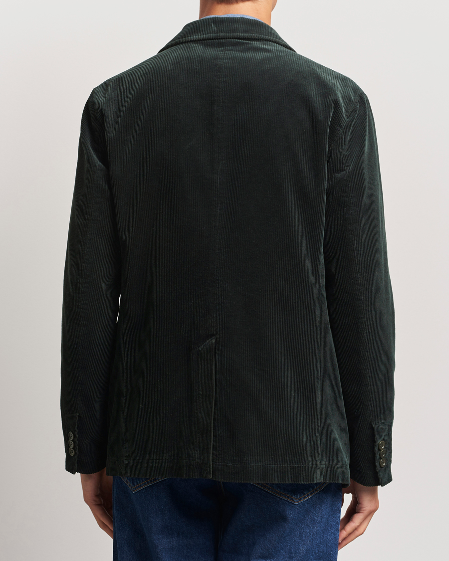 Hombres | Blazers | Aspesi | Corduroy Blazer Dark Green