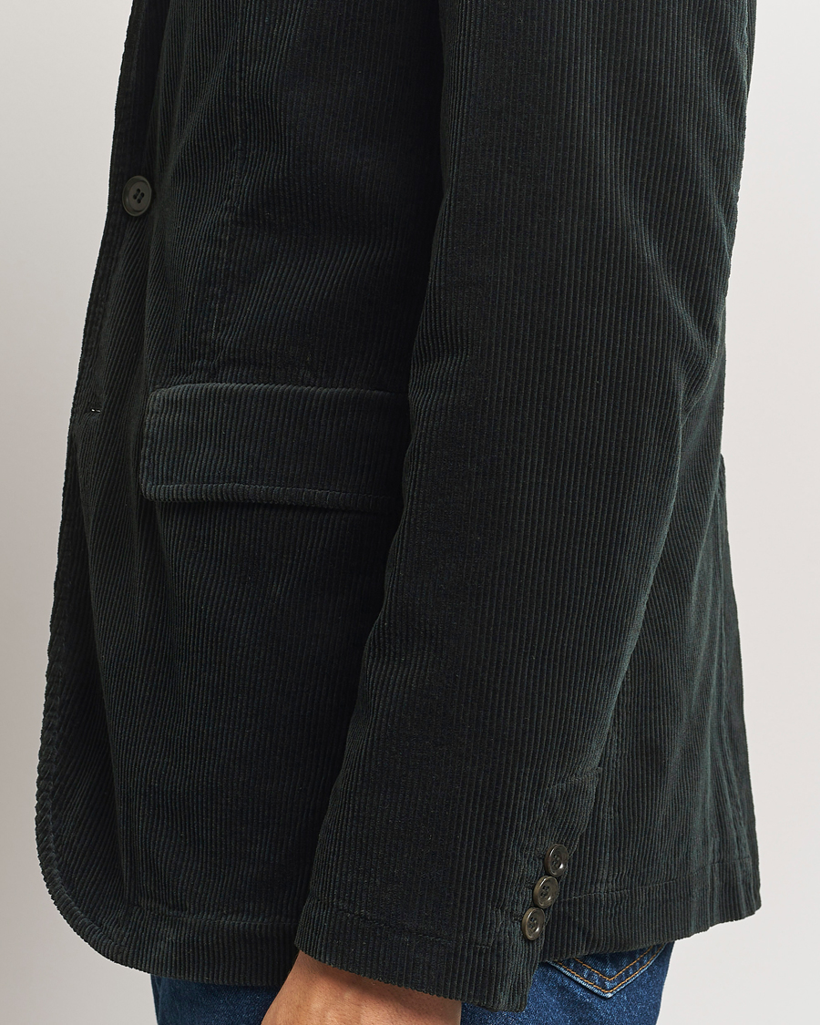Hombres | Blazers | Aspesi | Corduroy Blazer Dark Green