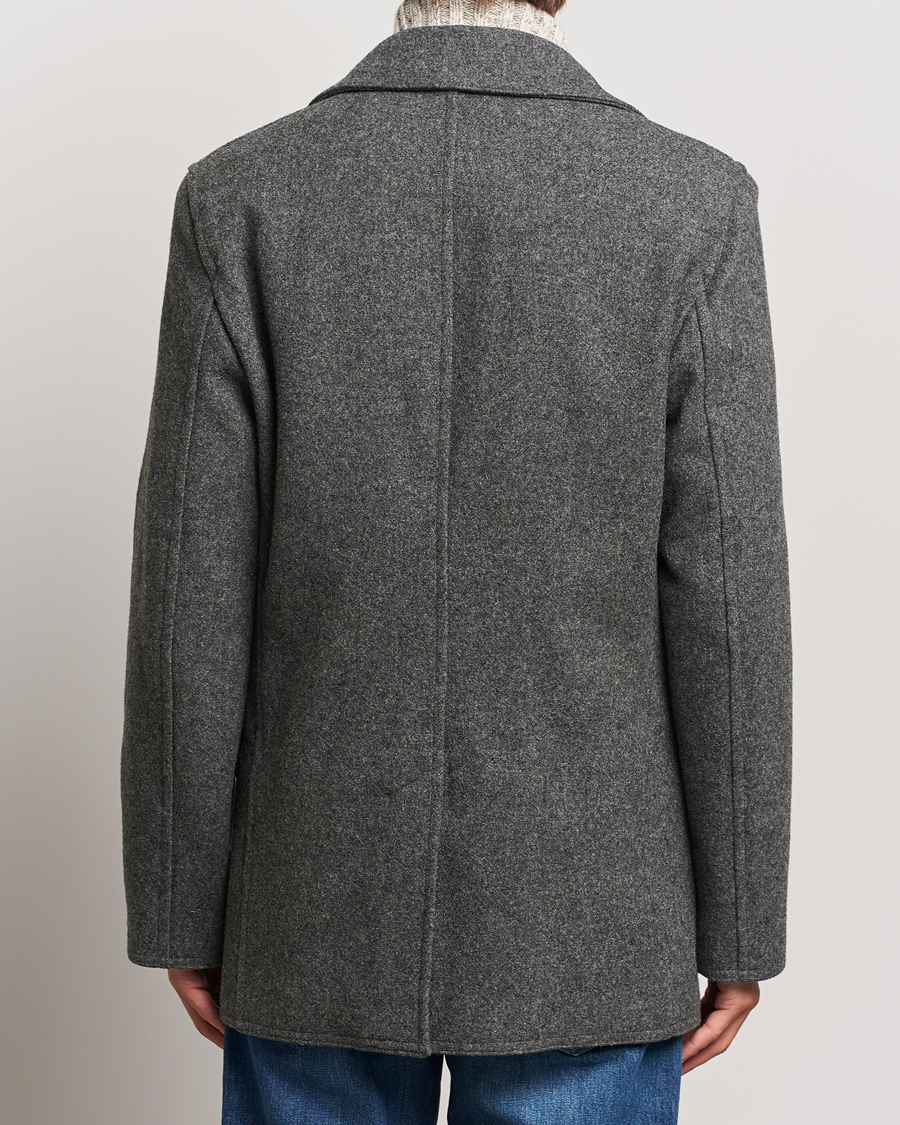 Hombres | Abrigos y chaquetas | Gloverall | Churchill Reefer Peacoat Grey
