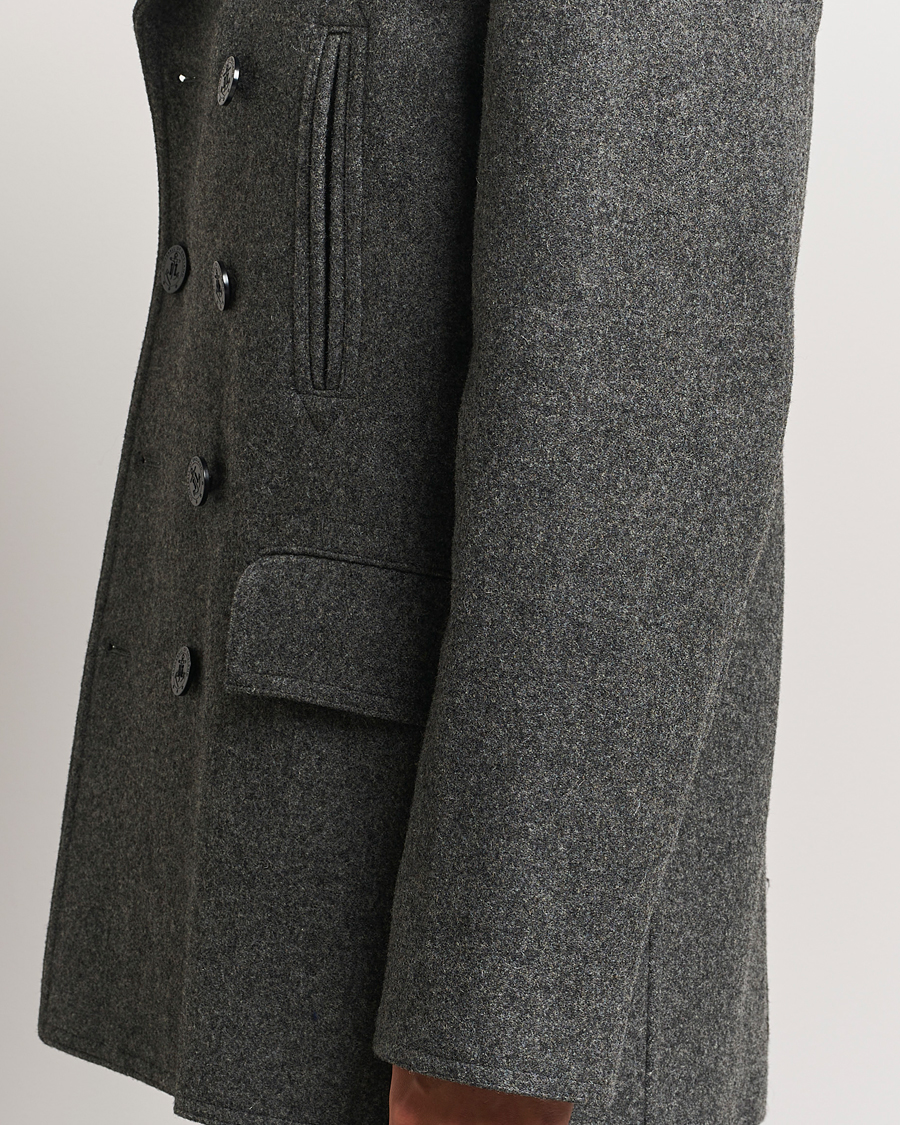 Hombres | Abrigos y chaquetas | Gloverall | Churchill Reefer Peacoat Grey