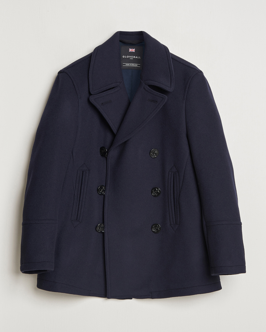 Hombres | Abrigos y chaquetas | Gloverall | Tennyson Peacoat Navy