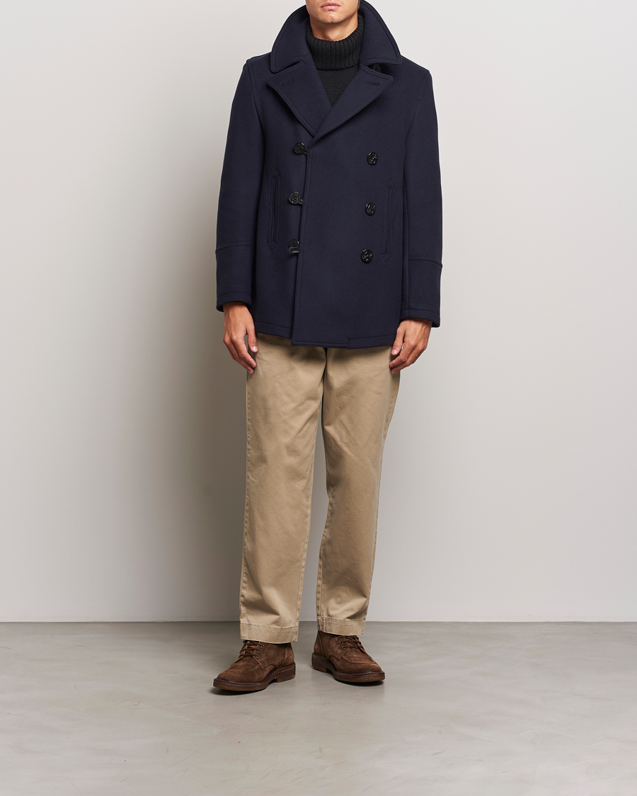 Hombres | Abrigos y chaquetas | Gloverall | Tennyson Peacoat Navy