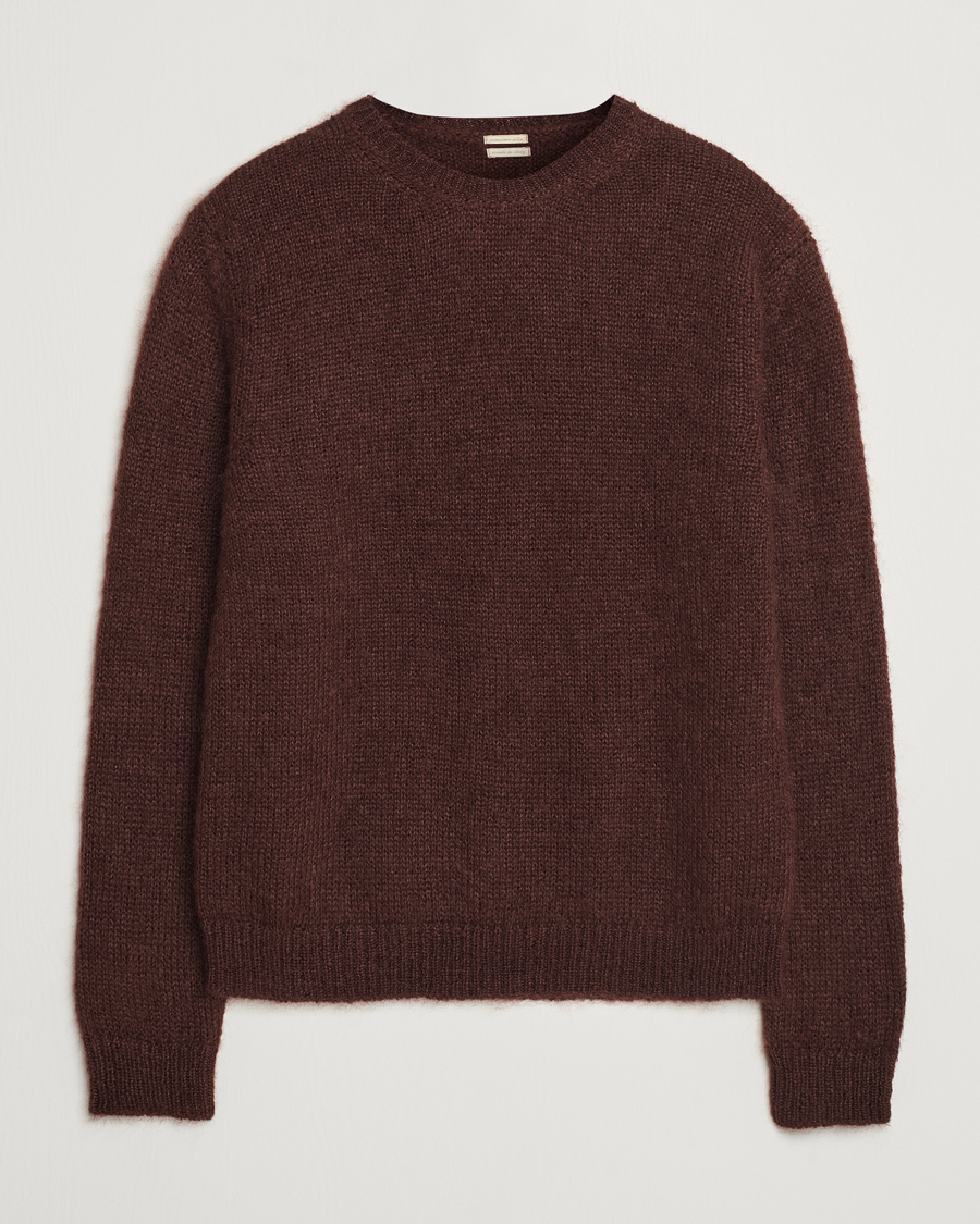 Hombres | Jerséis y prendas de punto | Massimo Alba | Mohair Crew Neck Cocco