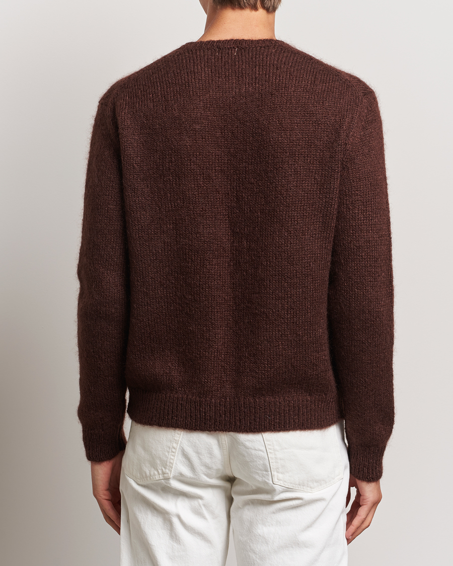 Hombres | Jerséis y prendas de punto | Massimo Alba | Mohair Crew Neck Cocco
