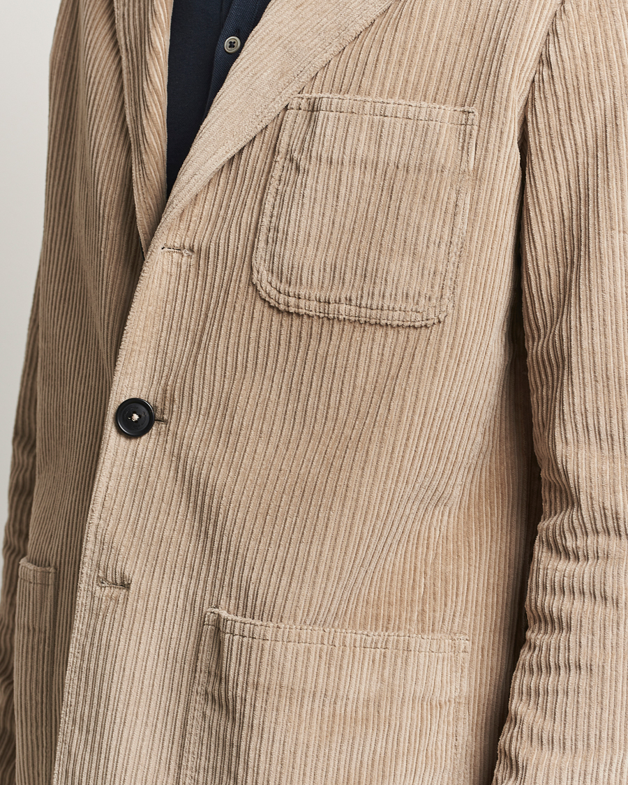 Hombres | Abrigos y chaquetas | Massimo Alba | Baglietto Wale Corduroy Jacket Beige