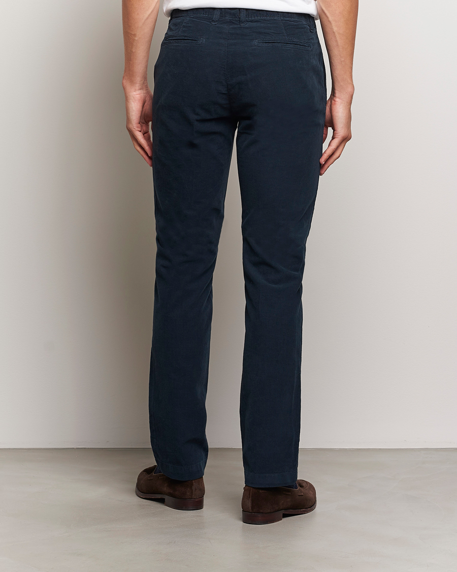 Hombres | Pantalones | Massimo Alba | Baby Corduroy Trousers Navy