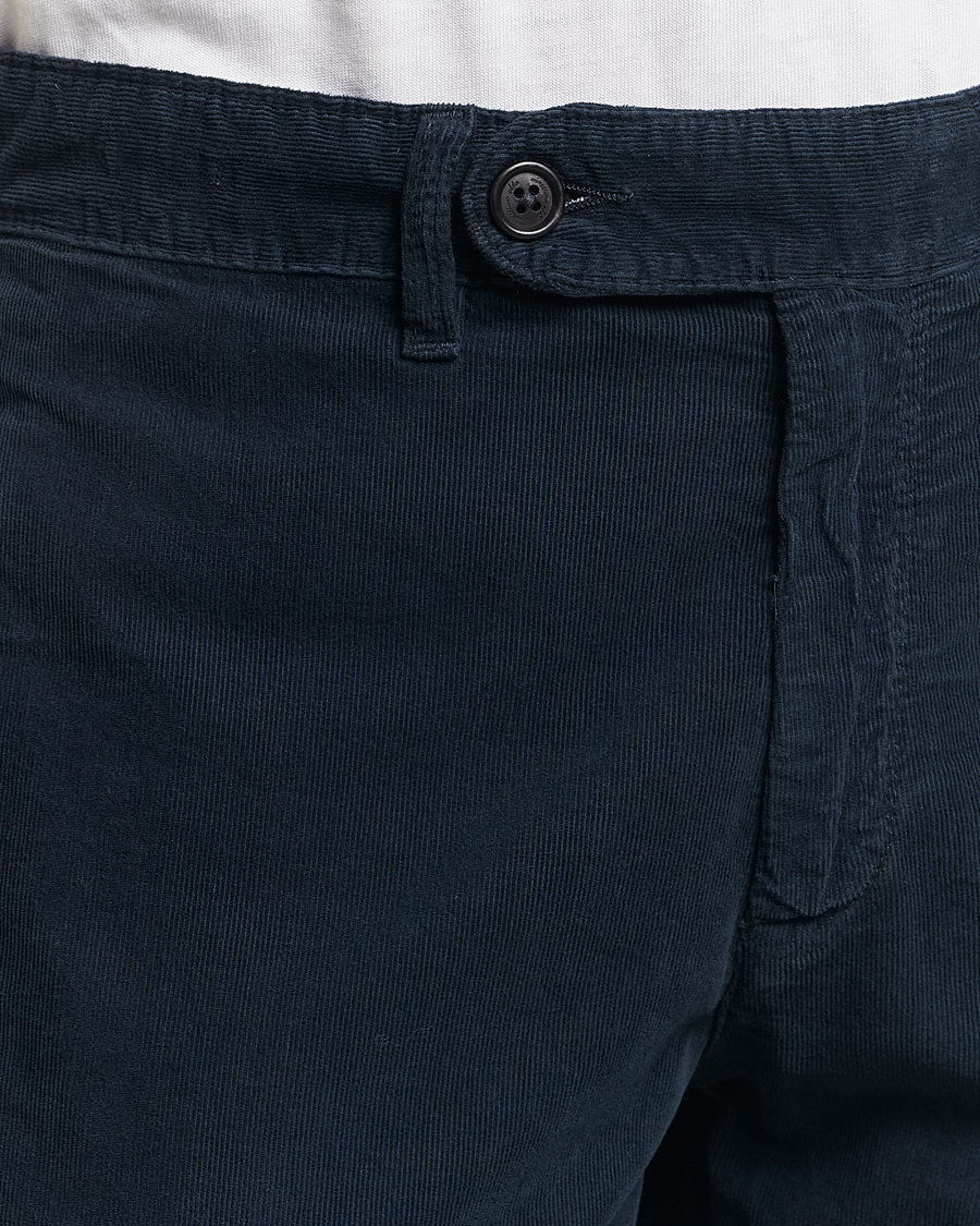 Hombres | Pantalones | Massimo Alba | Baby Corduroy Trousers Navy
