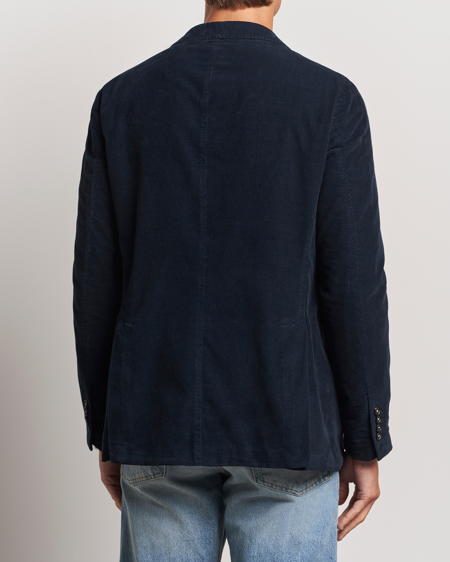 Hombres | Blazers | Massimo Alba | Baby Corduroy Blazer Navy