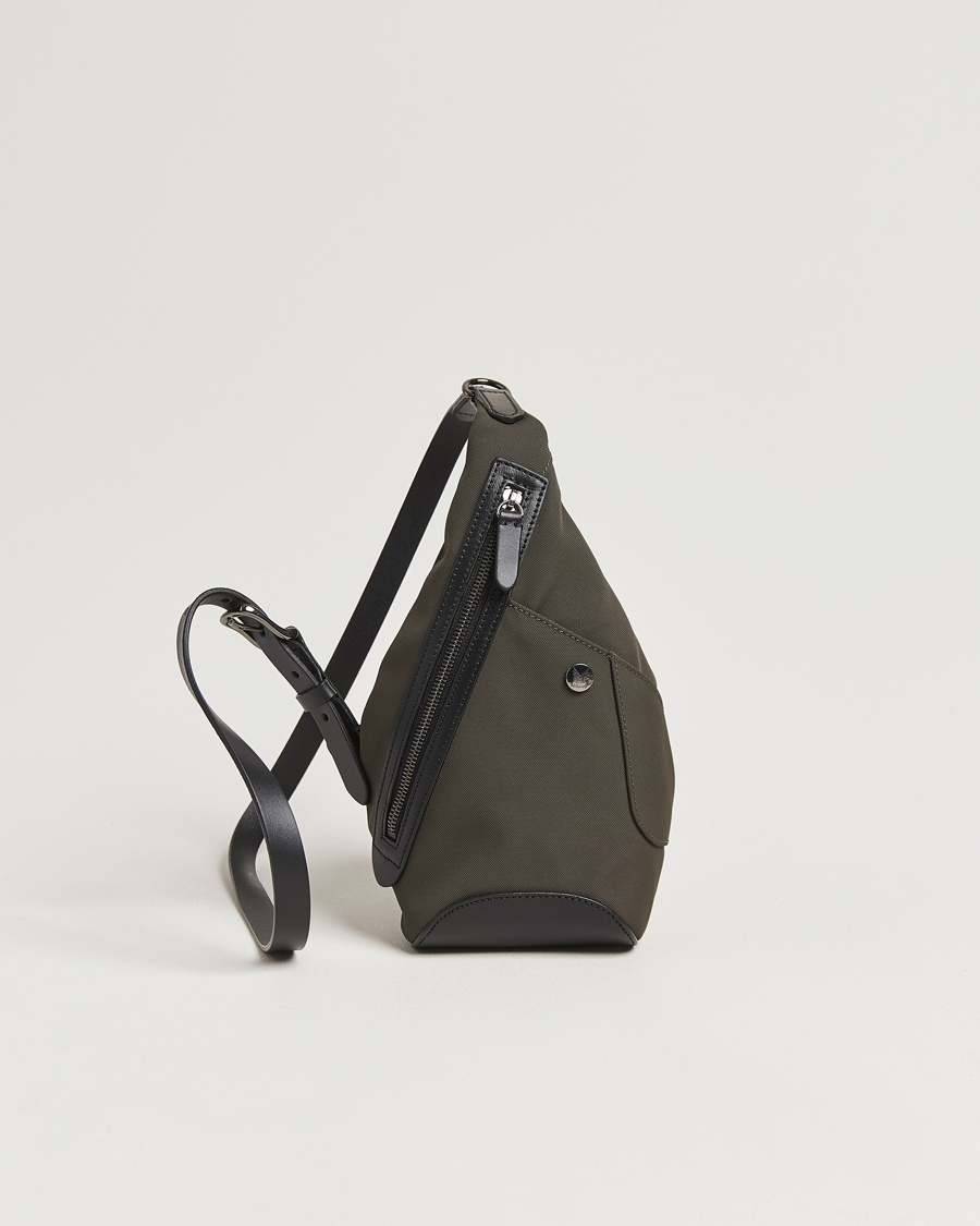 Hombres | Mismo M/S Drop Crossbody Bag Shelter Green/Black | Mismo | M/S Drop Crossbody Bag Shelter Green/Black