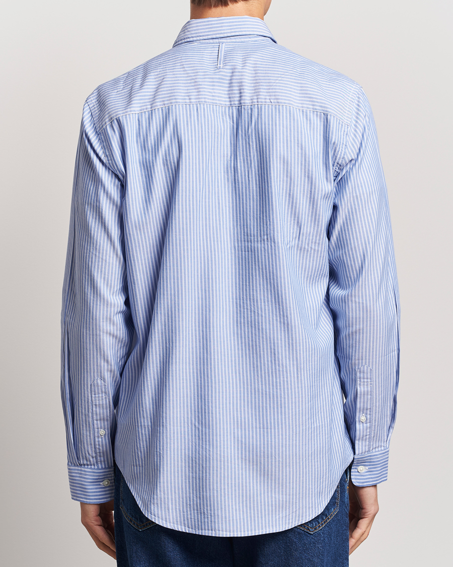 Hombres | Camisas | NN07 | Arne Tencel Striped Shirt Blue/White