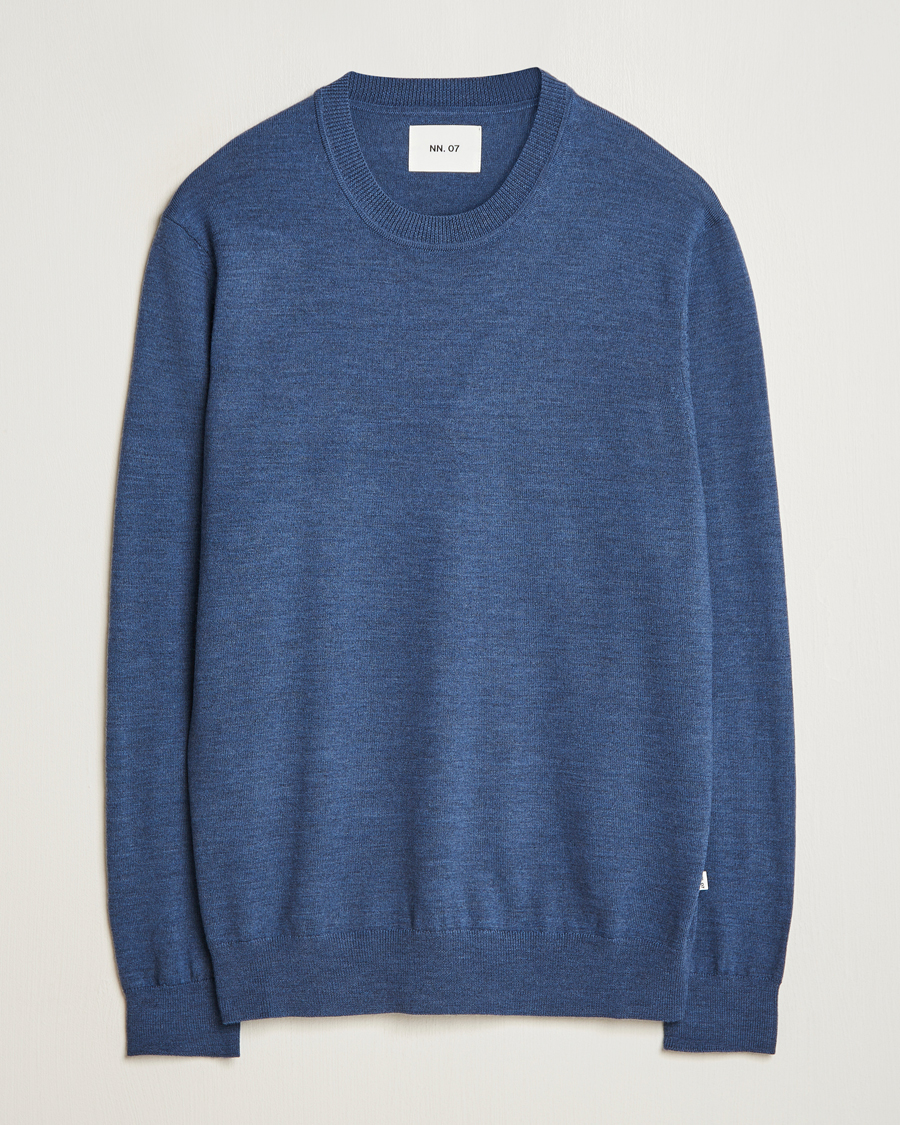 Hombres | Jerséis y prendas de punto | NN07 | Ted Merino Crew Neck Pullover Bearing Sea