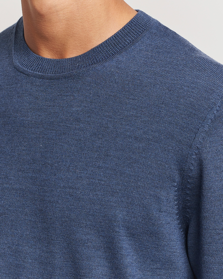 Hombres | Jerséis y prendas de punto | NN07 | Ted Merino Crew Neck Pullover Bearing Sea