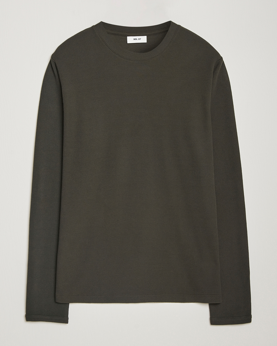 Hombres | Jerséis y prendas de punto | NN07 | Clive Knitted Sweater Dark Army