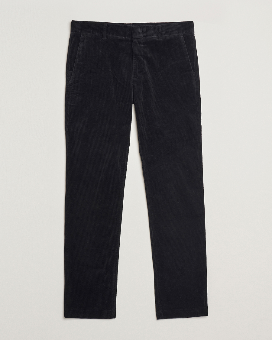 Hombres | Pantalones | NN07 | Theo Regular Fit Corduroy Chinos Black