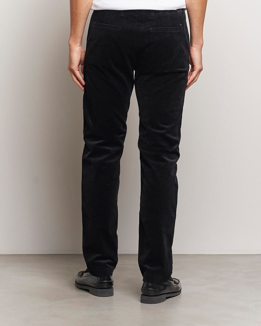 Hombres | Pantalones | NN07 | Theo Regular Fit Corduroy Chinos Black
