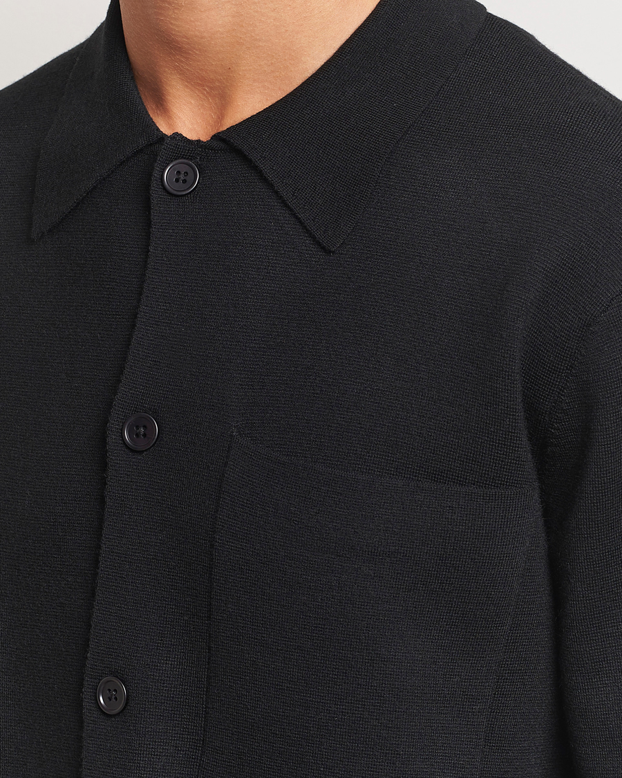 Hombres | Jerséis y prendas de punto | NN07 | Jonas Cotton/Modal Cardigan Black