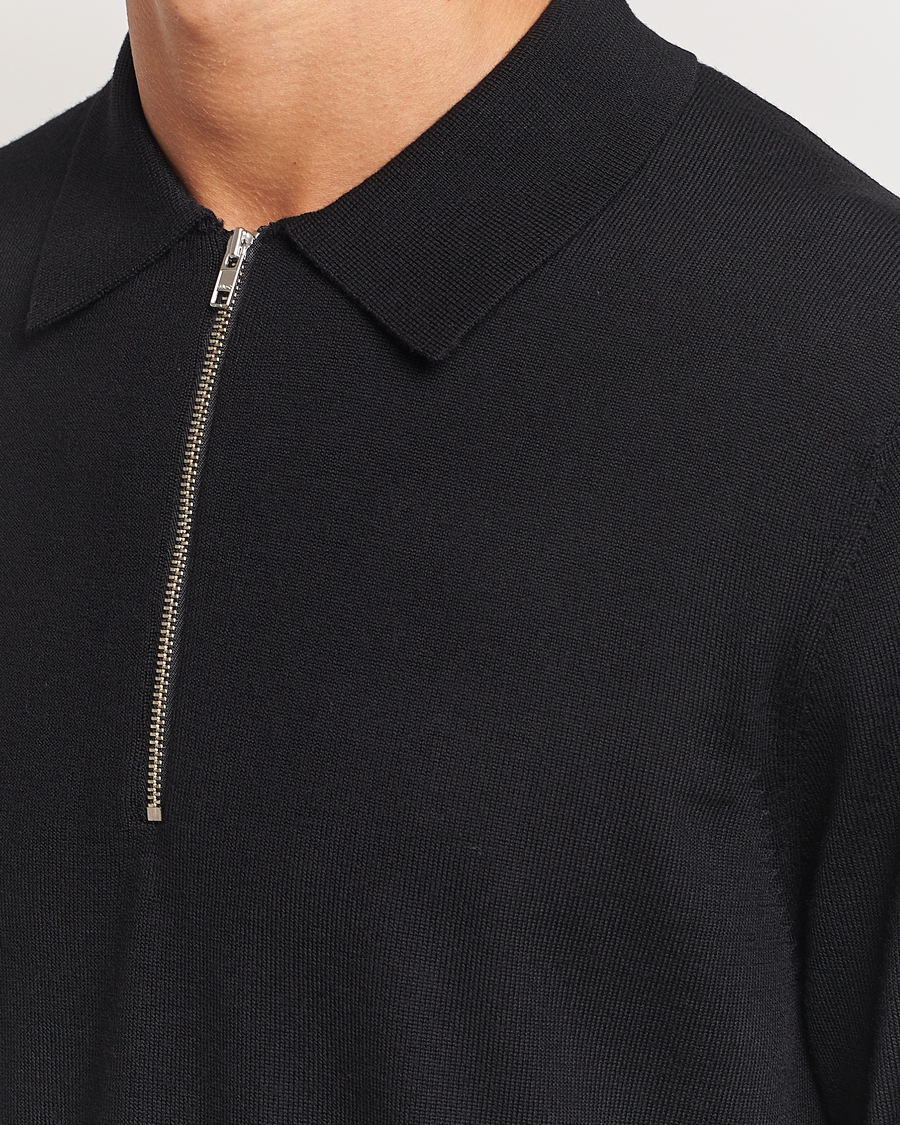 Hombres | Jerséis y prendas de punto | NN07 | Sergio Half Zip Black