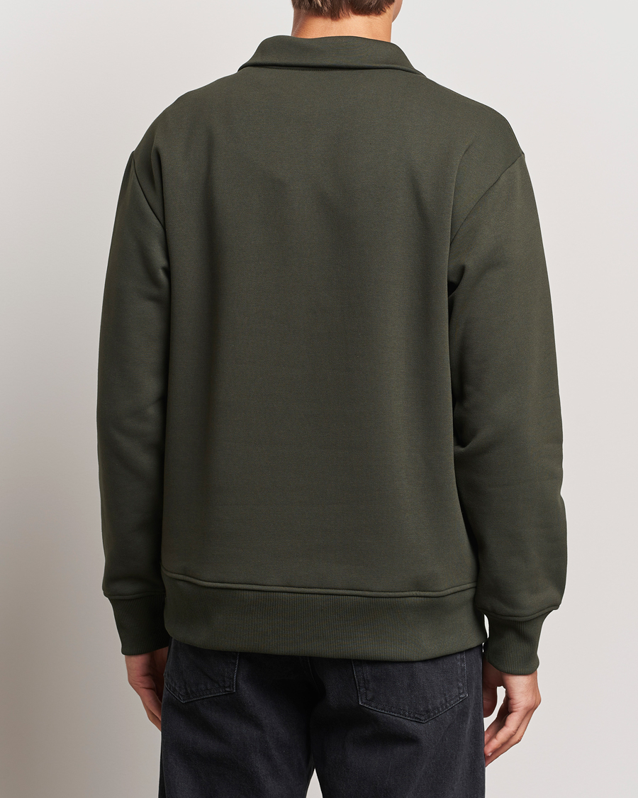 Hombres | Jerséis y prendas de punto | NN07 | Briggs Half Zip Sweatshirt Dark Army