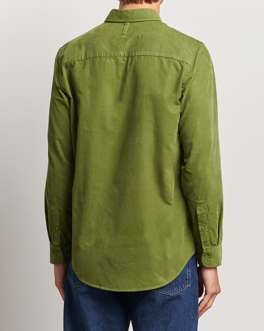 Hombres | Camisas | NN07 | Arne Baby Cord Shirt Cedar Green