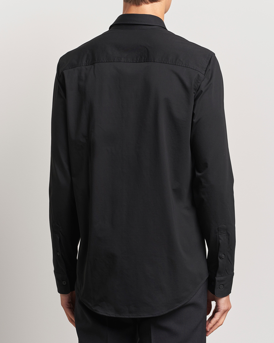 Hombres | Camisas | NN07 | Elian Mercerized Cotton Shirt Black