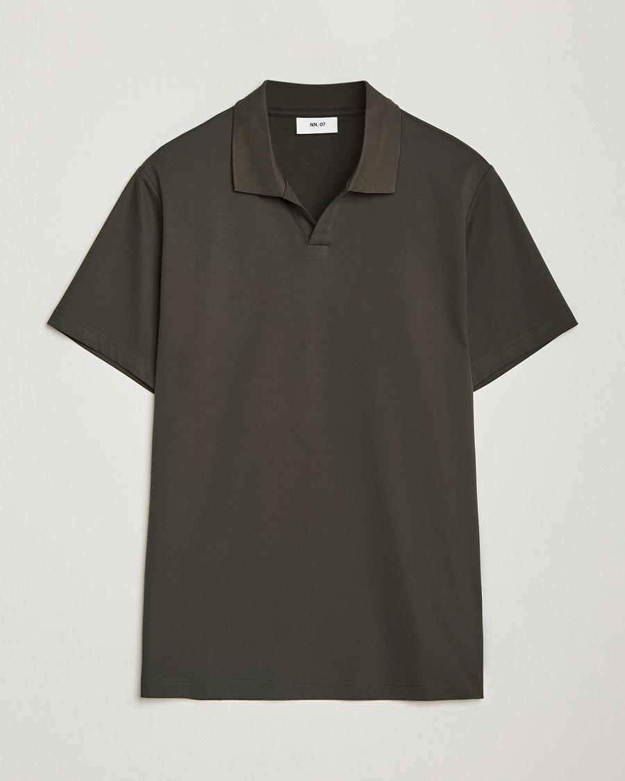 Hombres | Polos | NN07 | Paul Mercerized Polo Dark Army