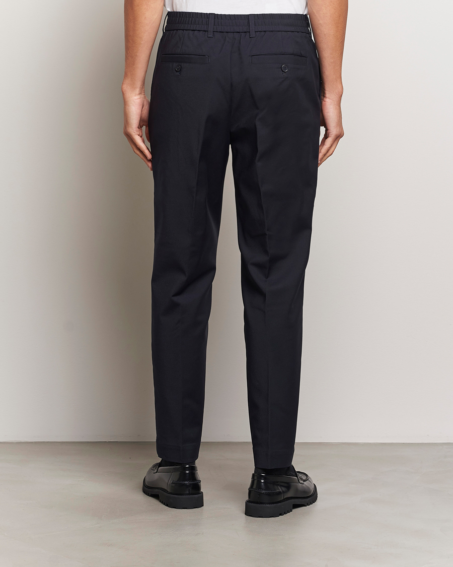 Hombres | Pantalones | NN07 | Billie Drawstring Trousers Navy Blue