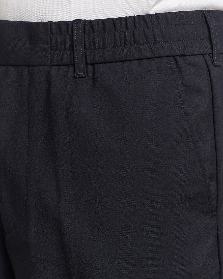 Hombres | Pantalones | NN07 | Billie Drawstring Trousers Navy Blue