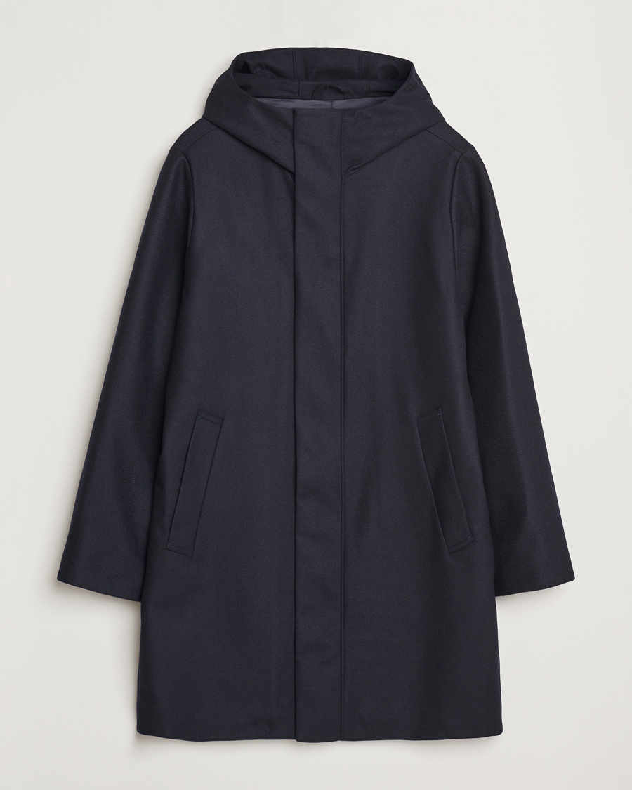 Hombres | Abrigos y chaquetas | NN07 | Knox Hooded Coat Navy Blue