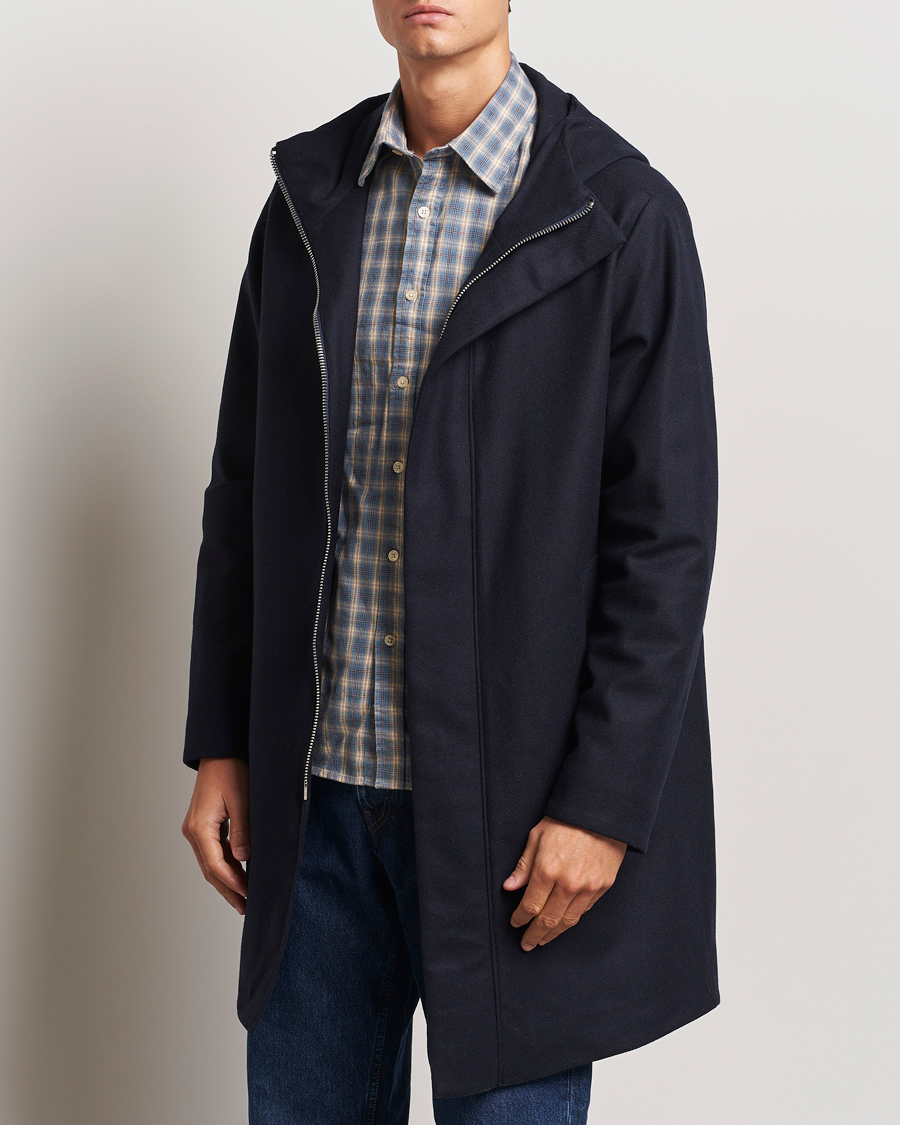 Hombres | Abrigos y chaquetas | NN07 | Knox Hooded Coat Navy Blue