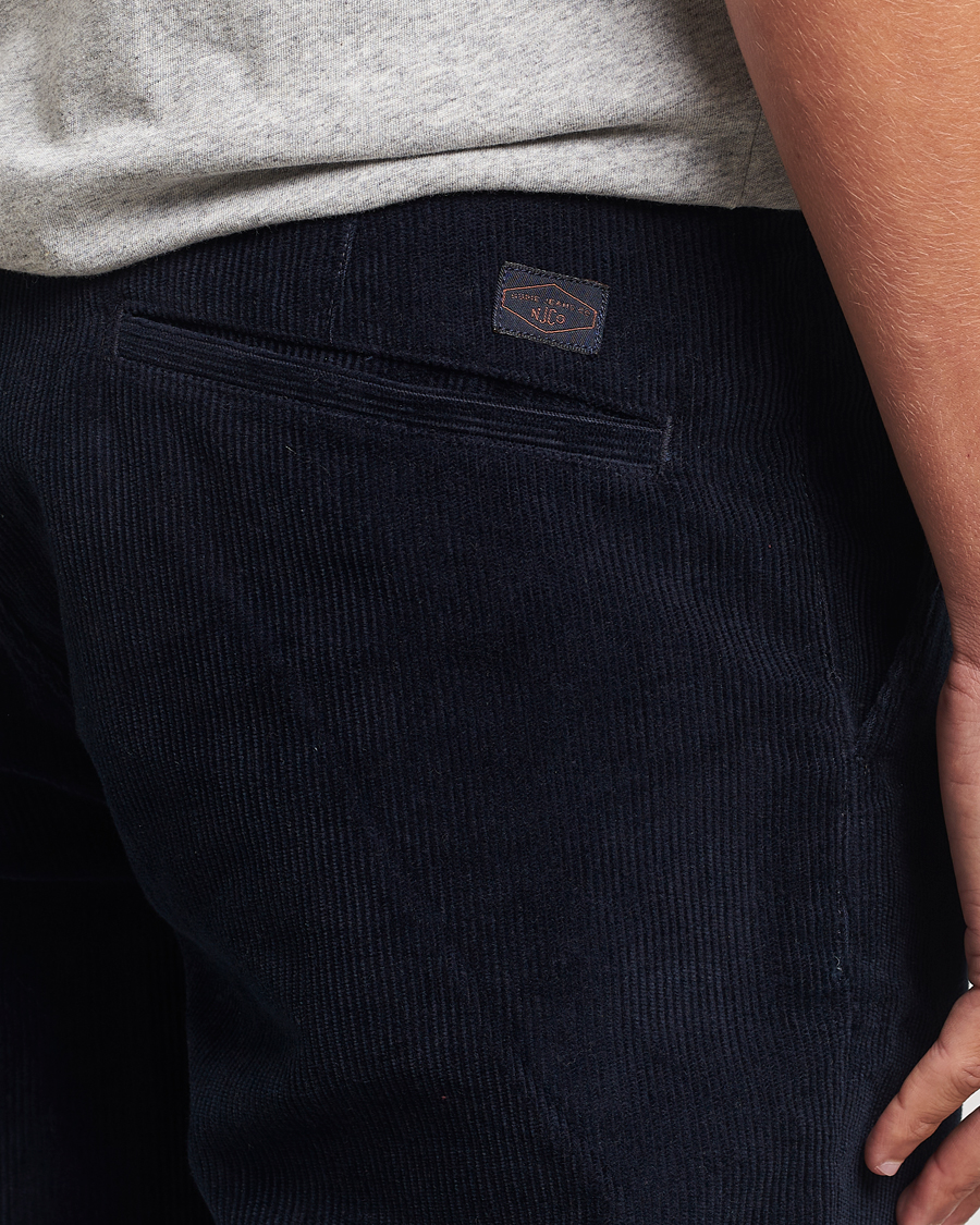 Hombres | Pantalones | Nudie Jeans | Easy Alvin Corduroy Pants Navy