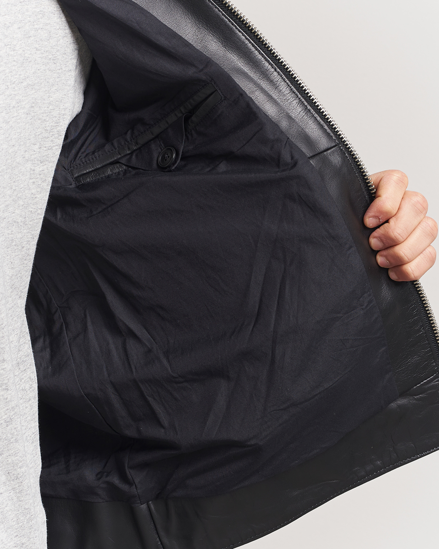 Hombres | Abrigos y chaquetas | Nudie Jeans | Eddy Rider Leather Jacket Black