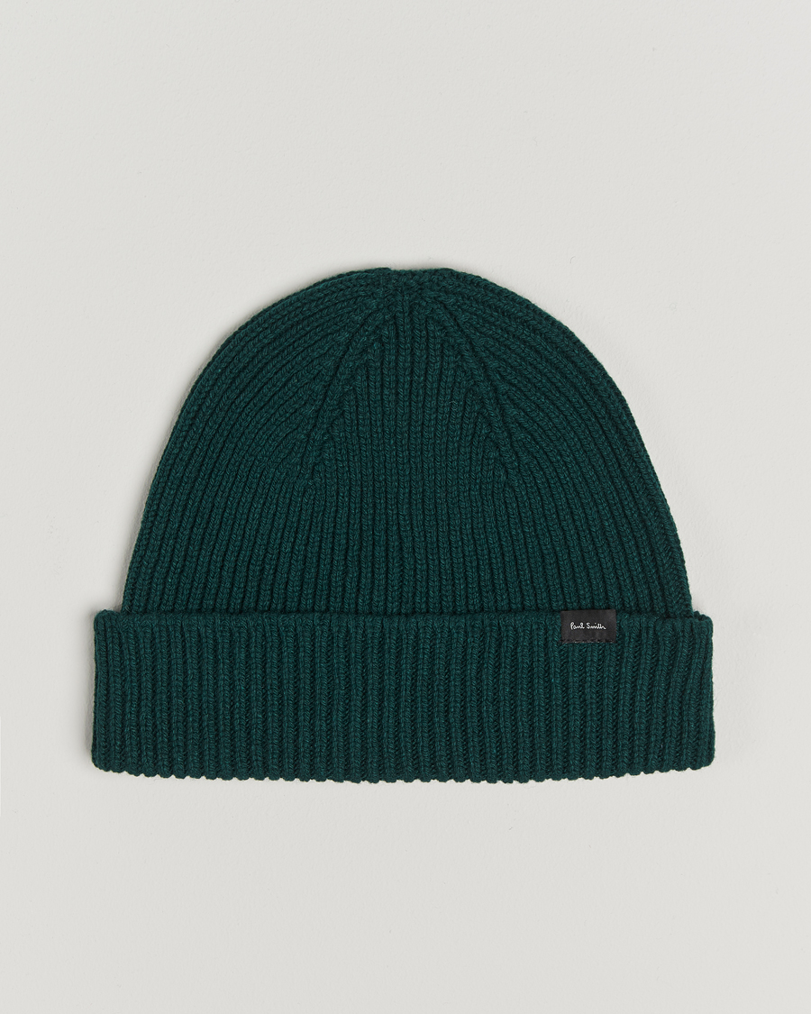 Hombres | Paul Smith Cashmere Beanie Green | Paul Smith | Cashmere Beanie Green