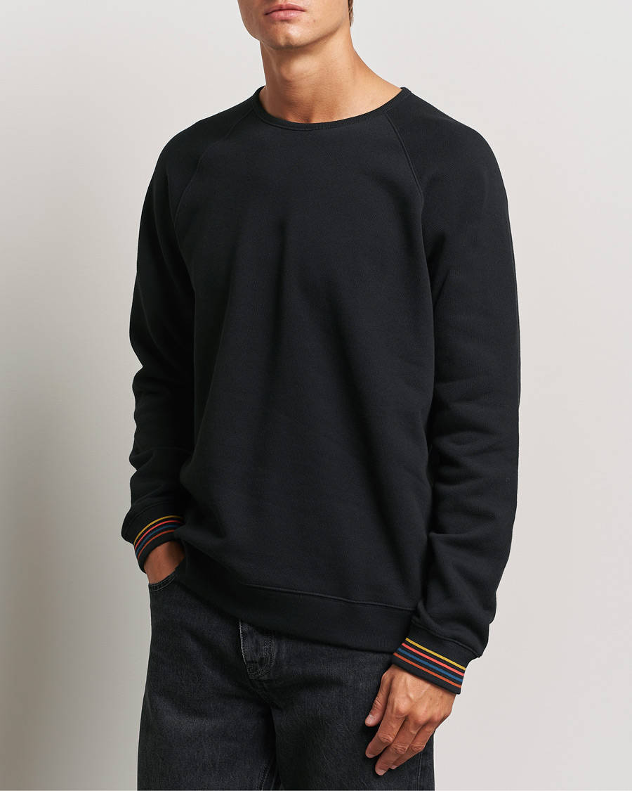 Hombres | Jerséis y prendas de punto | Paul Smith | Artist Rib Crew Neck Sweatshirt Black