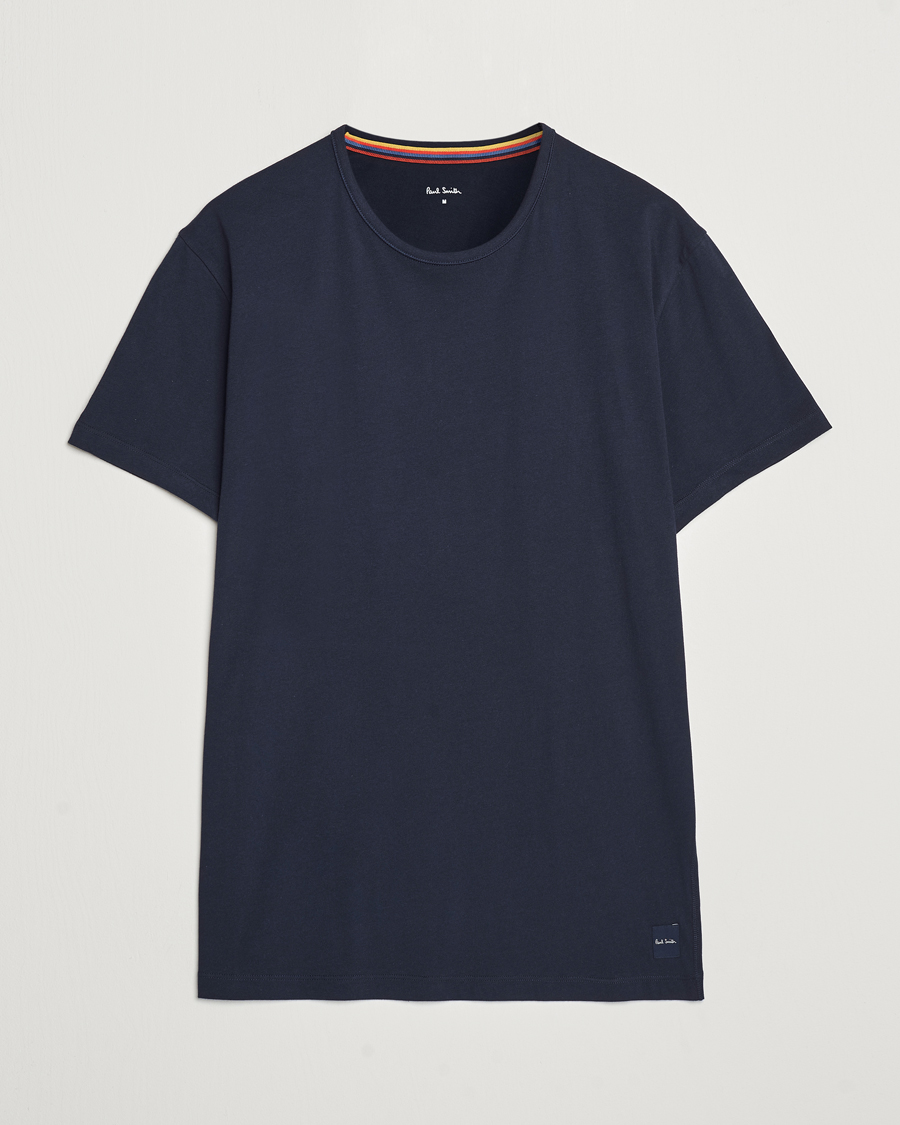 Hombres | Camisetas | Paul Smith | Artist Rib Crew Neck T-Shirt Navy