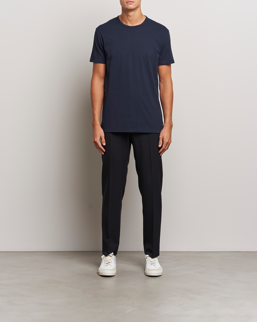 Hombres | Camisetas | Paul Smith | Artist Rib Crew Neck T-Shirt Navy