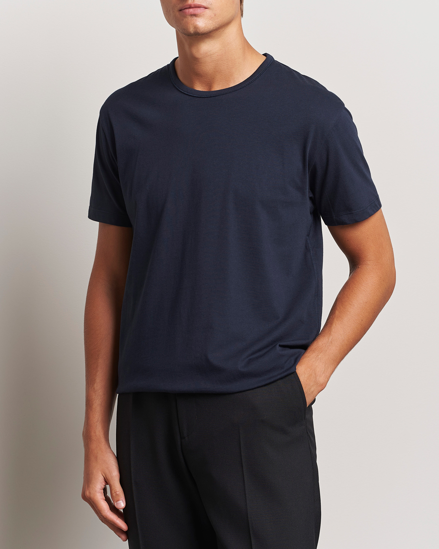 Hombres | Camisetas | Paul Smith | Artist Rib Crew Neck T-Shirt Navy