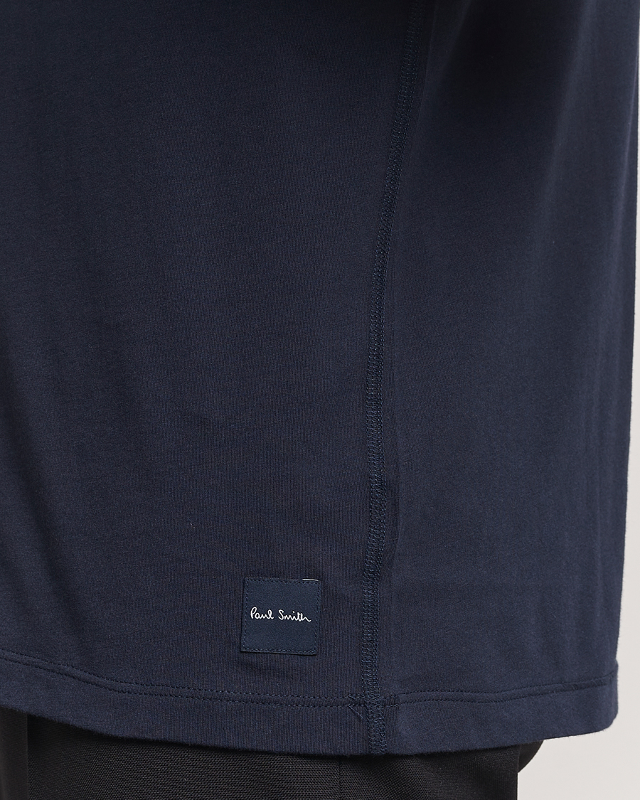 Hombres | Camisetas | Paul Smith | Artist Rib Crew Neck T-Shirt Navy