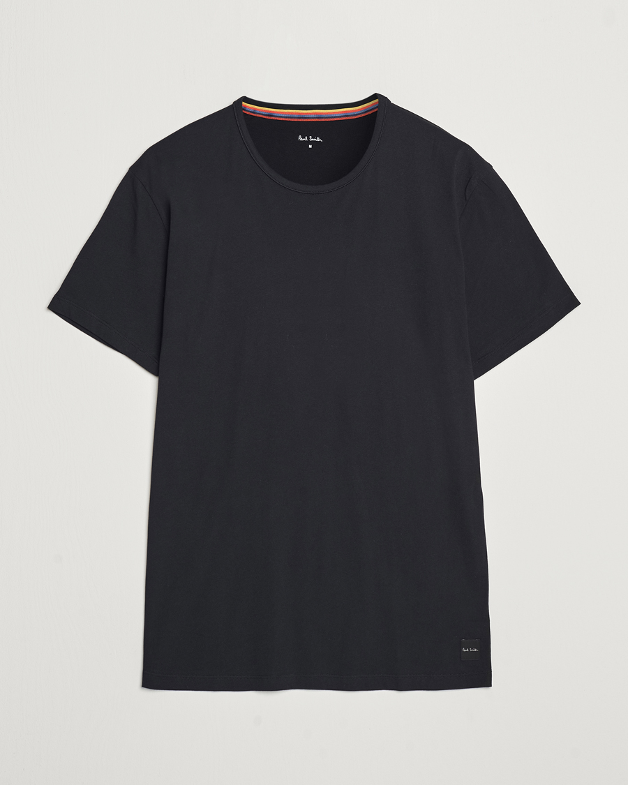 Hombres | Camisetas | Paul Smith | Artist Rib Crew Neck T-Shirt Black