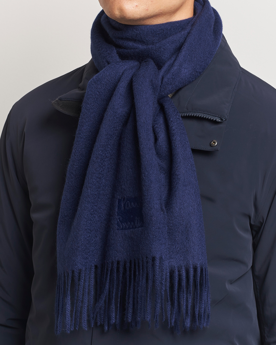 Hombres | Paul Smith Cashmere Scarf Navy | Paul Smith | Cashmere Scarf Navy