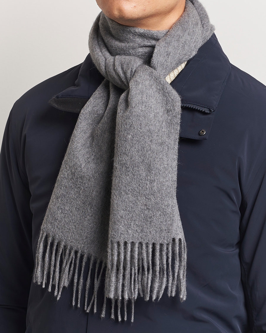 Hombres | Paul Smith Cashmere Scarf Grey | Paul Smith | Cashmere Scarf Grey