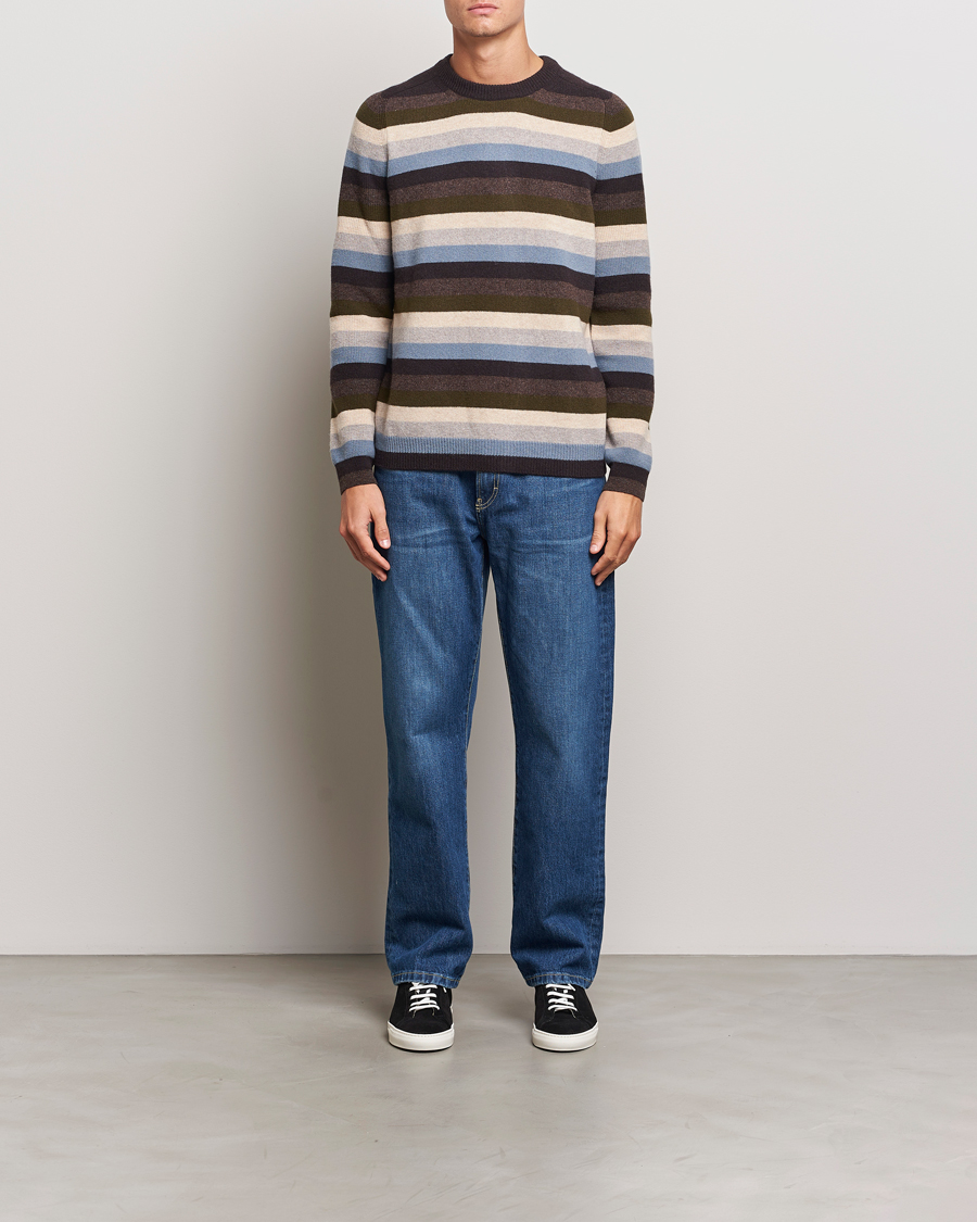 Hombres | Jerséis y prendas de punto | Paul Smith | Striped Lambswool Knitted Sweater Multi