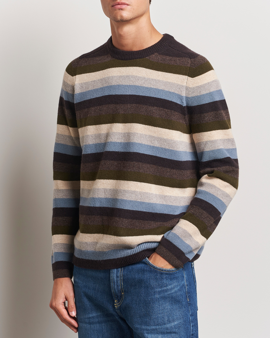 Hombres | Jerséis y prendas de punto | Paul Smith | Striped Lambswool Knitted Sweater Multi