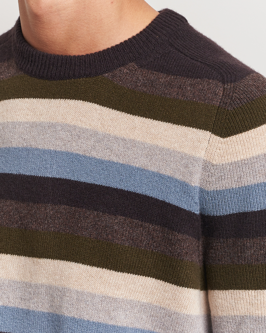 Hombres | Jerséis y prendas de punto | Paul Smith | Striped Lambswool Knitted Sweater Multi