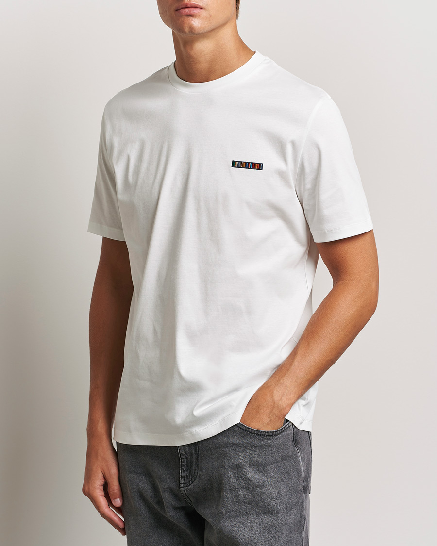 Hombres | Camisetas | Paul Smith | Embroidery Crew Neck T-Shirt White