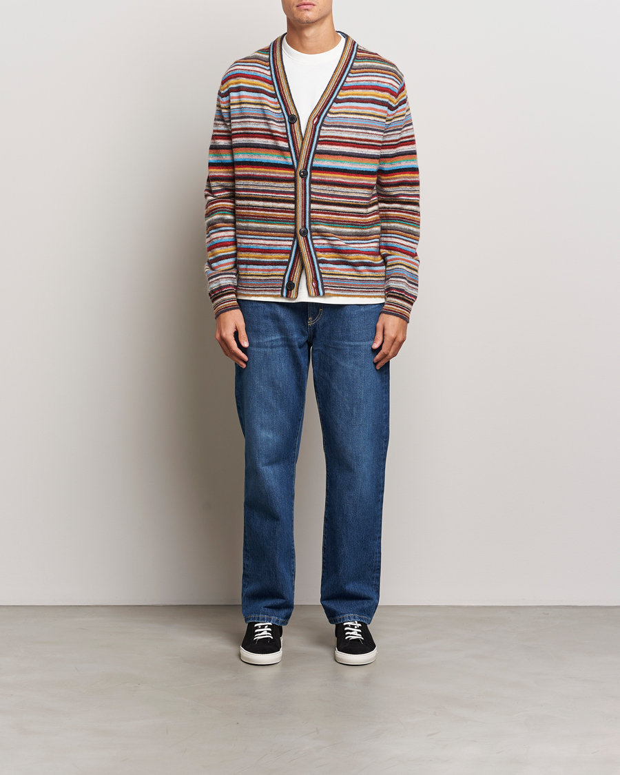 Hombres | Jerséis y prendas de punto | Paul Smith | Striped Wool Cardigan Multi