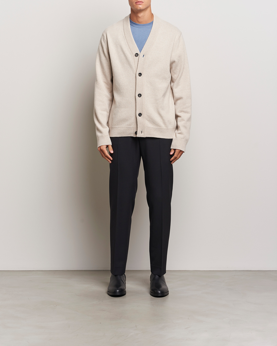 Hombres | Jerséis y prendas de punto | PS Paul Smith | Merino Wool Cardigan Off White