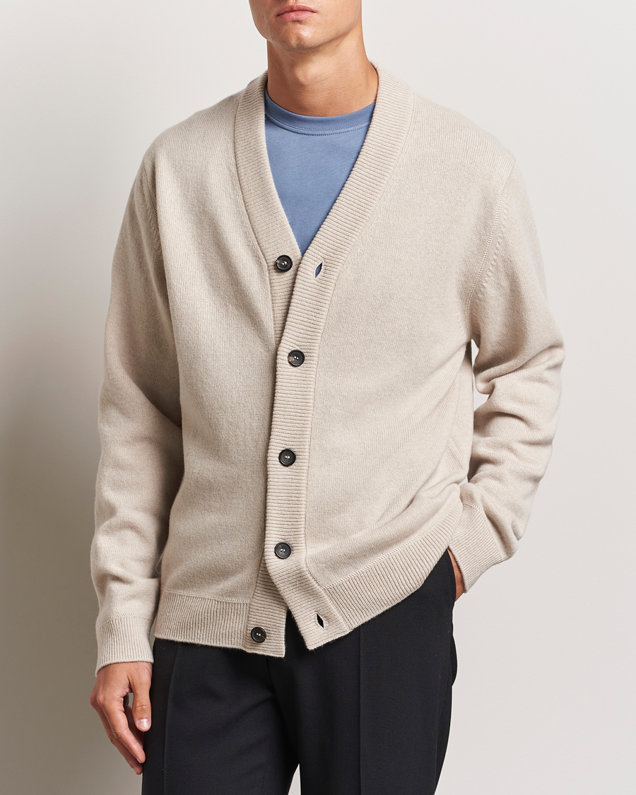 Hombres | Jerséis y prendas de punto | PS Paul Smith | Merino Wool Cardigan Off White