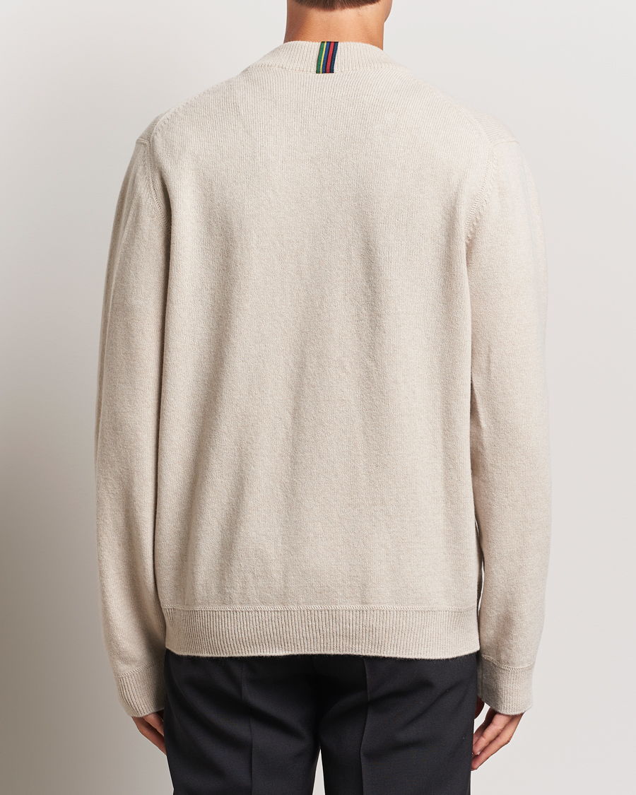 Hombres | Jerséis y prendas de punto | PS Paul Smith | Merino Wool Cardigan Off White