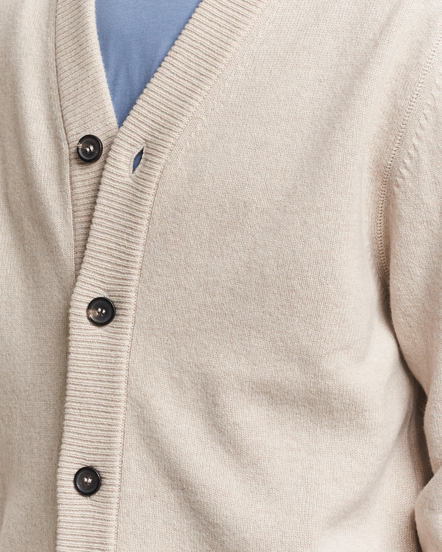 Hombres | Jerséis y prendas de punto | PS Paul Smith | Merino Wool Cardigan Off White