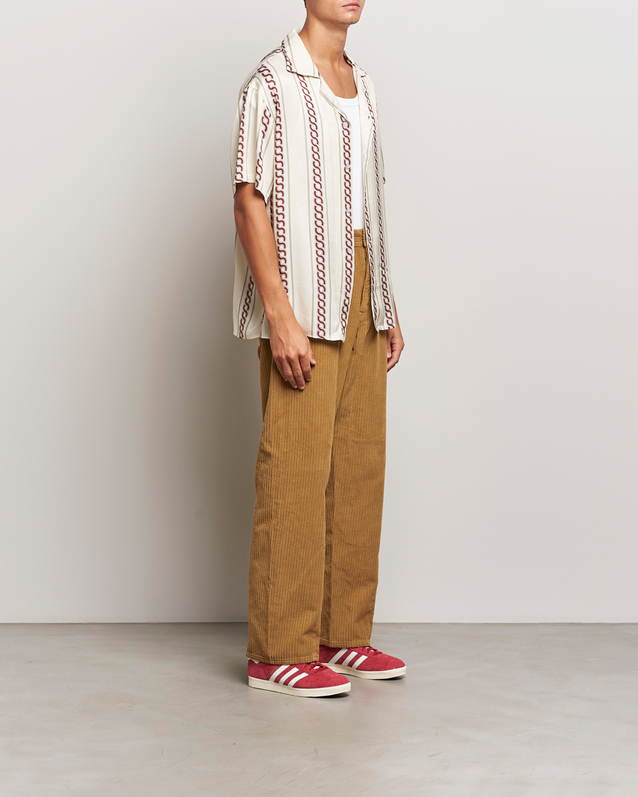 Hombres | Camisas | Drôle de Monsieur | Link Cuban Shirt Ecru